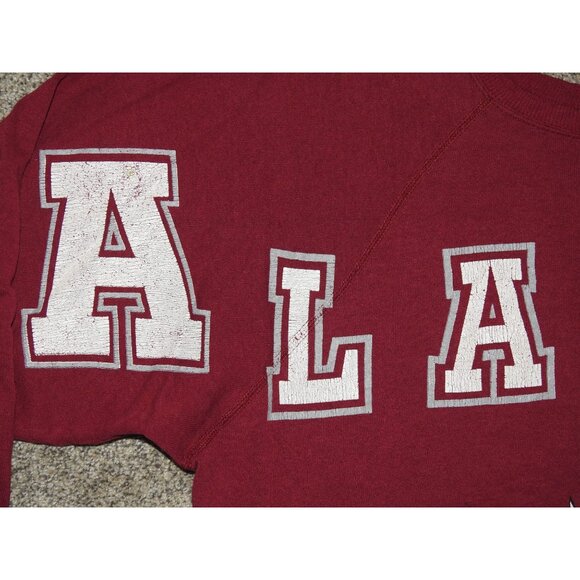 Vintage 90s University of Alabama Crewneck Sweatshirt Large Spellout Size XXL - Picture 4 of 10